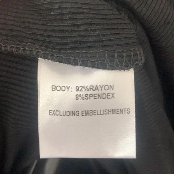 Princess Polly Noa Black Long Sleeve Ribbed Cut Out Criss Cross Tie Mini Dress - Picture 9 of 11